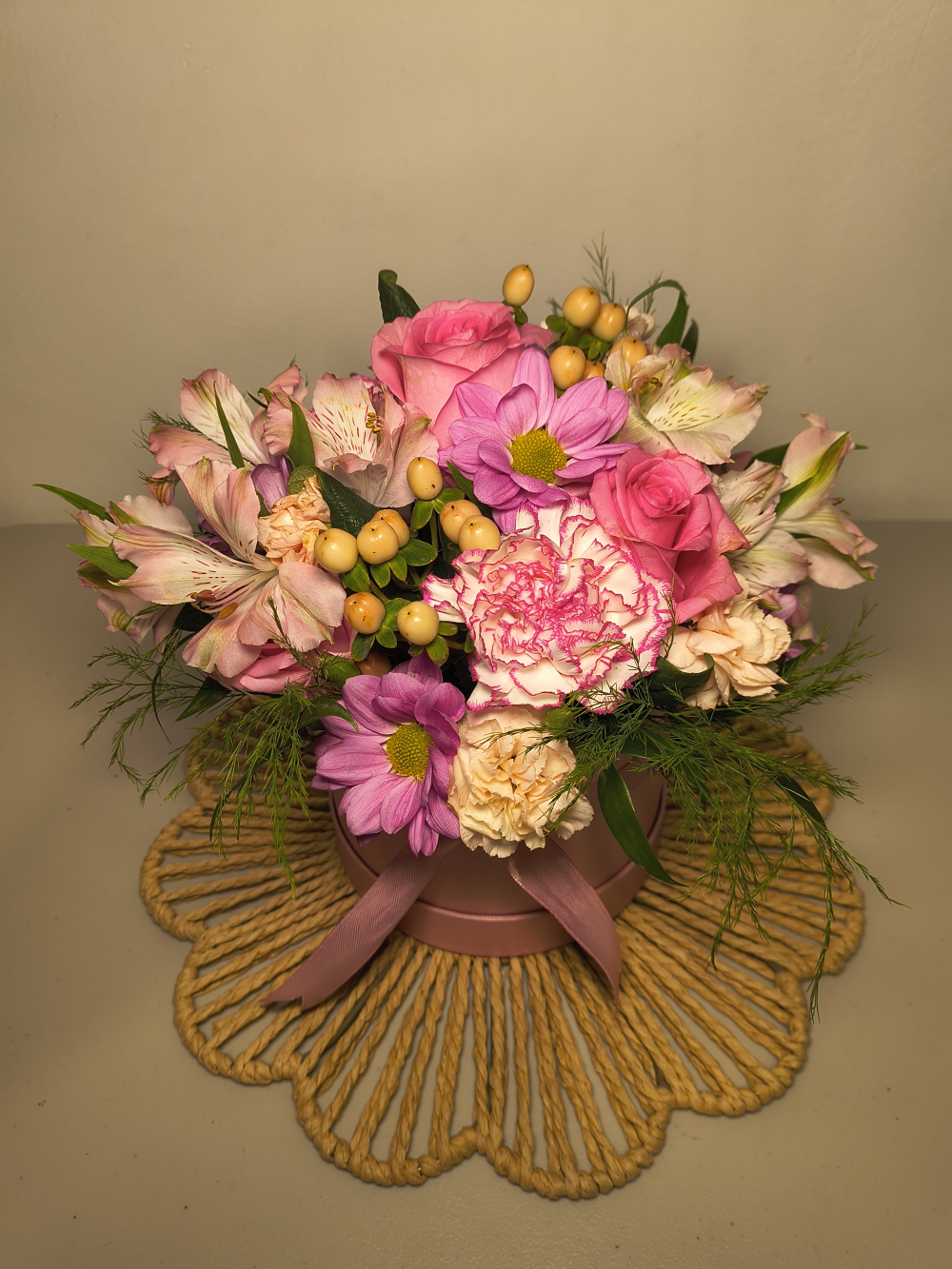 The Prestige Floral Hat Box